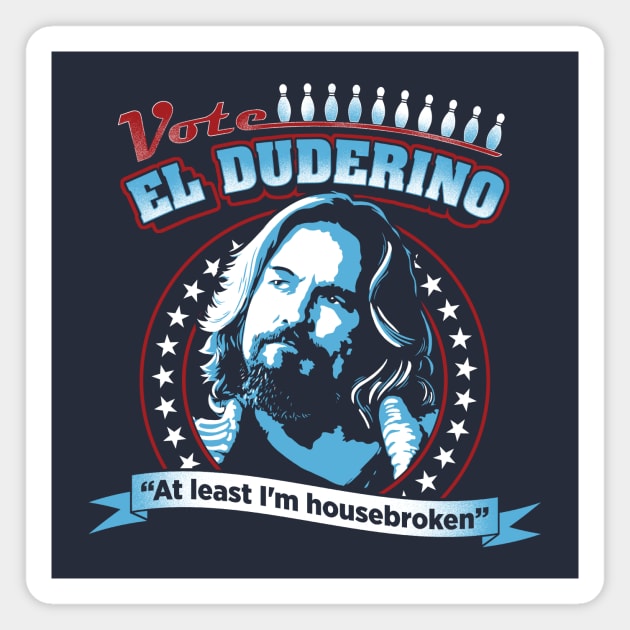 Vote El Duderino Magnet by DCLawrenceUK